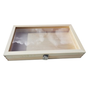 Boîte <span class=keywords><strong>en</strong></span> <span class=keywords><strong>bois</strong></span> personnalisée avec fenêtre transparente vitrine <span class=keywords><strong>en</strong></span> <span class=keywords><strong>bois</strong></span> naturel pour femmes - Product Image 5