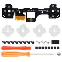 EXtremeRate Kit de boutons tactiles personnalisés D-pad, boutons d'action et boutons de clic souris pour manette PS5 BDM-030/040/050