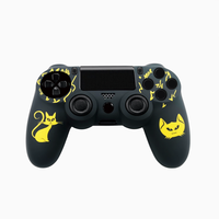 Étui de protection pour manette de jeu anti-poussière et antidérapant pour PS4, coque en silicone pour manette PS4, coque de protection pour PS4