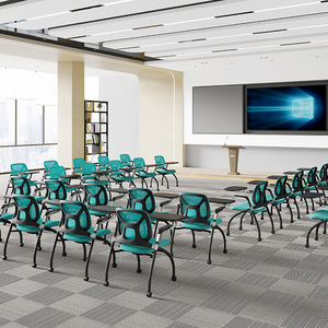 Silla de entrenamiento Prosperous Seat WZ-117 con tablero de escritura, silla de oficina de malla para escuelas e instituciones de formación - Product Image 1
