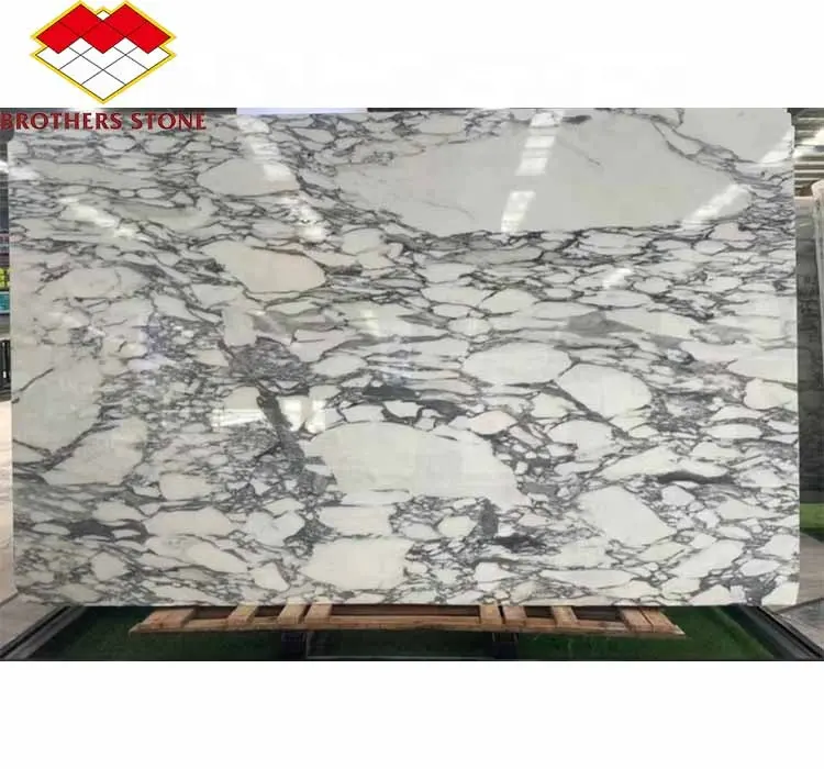 Italy Big White Flower Marble Modern Design for Coffee Table Living Room Dining Room Staircase