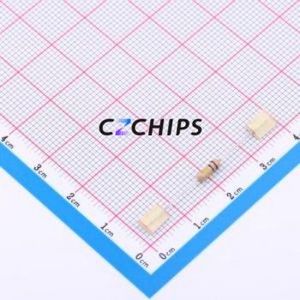 CR1/4W-100K ตัวต้านทานผ่านรู ST26 5% ส่วนประกอบผ่านรู (THT), ฟิล์มคาร์บอน D2.7xL6.2mm 100Kohm 5% 250V - Product Image 1