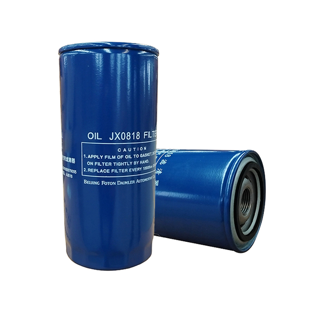 Wei Chai WD615 Truck Engine Spare Parts JX0818 VG61000070005 Machine Oil Filter Element Screw Oil Filter with New Gasket