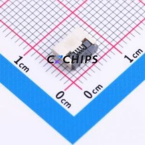 XW0520012-040R-001 FFC/FPC Connector SMD,P=0.5mm,Horizontal Mount Connector Flip Cover Type Bottom Contact 4P 0.5mm - Product Image 1