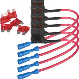 Auto standard ACU piggy holder fuse adapter with 10A fuse