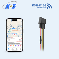Traceur GPS dissimulé avec carte SIM GSM Android/PC, coupure moteur en temps réel 2G, montage tableau de bord pour voitures et motos