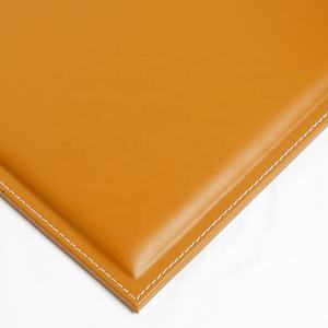 MUMU หนัง MDF หรูระดับไฮเอนด์แผงหกเหลี่ยมหุ้มผนังโบราณของบ้านส่วนตัว - Product Image 5