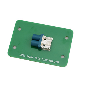 Best selling products PCB <b>Sink</b> Mount Dual FAKRA Male <b>Plug</b> Coding Z Wholesale A9T Dual FAKRA PCB Mount RF <b>Plug</b> - Product Image 1