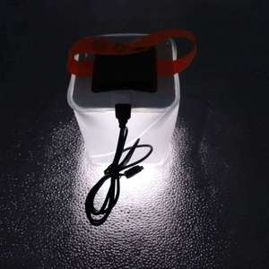 Lámpara Solar Portátil 5000K Luz Diurna IP54 para Exteriores con Carga USB y Función de Carga para Teléfono - Product Image 2