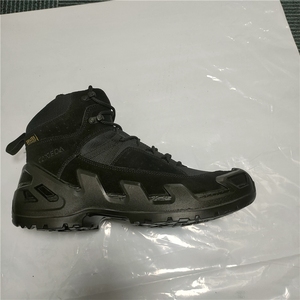 TSB08 Stock Black Vaneda Suede Ankle <b>Hiking</b> <b>Boots</b> Middle Cut Tactical <b>Boots</b> VANEDA middle cut black shoes stock - Product Image 4