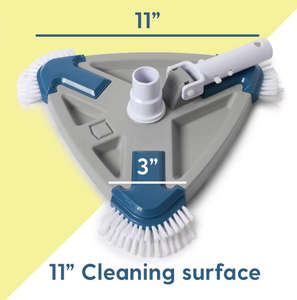 Tête <span class=keywords><strong>d</strong></span>'aspirateur triangulaire transparente et lestée pour <span class=keywords><strong>piscine</strong></span>, <span class=keywords><strong>brosse</strong></span> flexible pour nettoyeur de <span class=keywords><strong>piscine</strong></span> enterrée - Product Image 3