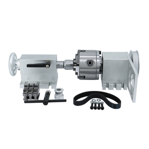 Table rotative 4ème <span class=keywords><strong>axe</strong></span> en stock UE pour routeur CNC, mandrin 4 mors <span class=keywords><strong>de</strong></span> 100 mm avec moteur pas à pas, couple élevé pour la sculpture sur métal et bois - Product Image 6