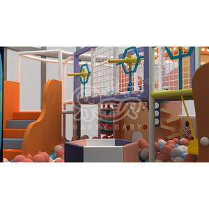 OEM/Odm <span class=keywords><strong>Trampoline</strong></span> de terrain de jeu sportif commercial personnalisé Ensembles de parc d'attractions intérieur Équipement pour enfant - Product Image 4