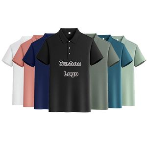 เสื้อโปโลปักลายกอล์ฟ ไซส์พลัส ผ้าสแปนเด็กซ์ ระบายอากาศได้ดี สำหรับทำงาน ปรับแต่งได้ตามต้องการ พร้อมโลโก้ - Product Image 1