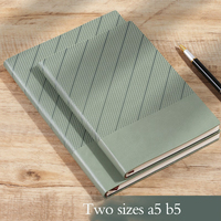 Fabricant A5 couverture souple carnet de notes en cuir PU journal Business Office couverture souple carnet a5 avec impression personnalisée