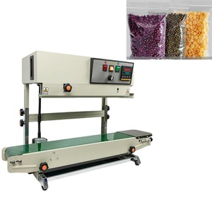 Selladora de Banda Continua Semiautomática de Tipo Vertical, Máquina de Sellado Automática para Empaque de Vasos, Motor de Accionamiento Mecánico - Product Image 3