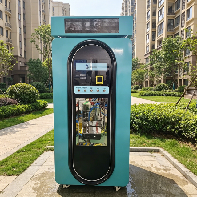 Factory Outdoor 24-hour Self-service Ice Vending Machine Banknote Payment Coin Operated Bottle Automatic Water Vending Machines