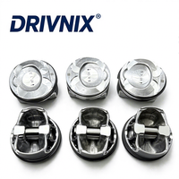 DRIVNIX Pistons de moteur montés de haute qualité 318341 318342 avec segments compatibles avec Maserati Ghibli Levante Quattroporte 3.0T
