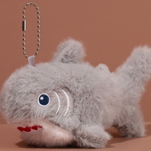 Lote al por mayor de fábrica: Muñecos de peluche de animales marinos de 5-15 cm para máquina de garras, colgantes de dibujos animados de medusas y pez payaso, llaveros - Product Image 6