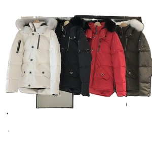 Winter Warm Fur Brand Luxury Men's & Women's Puffer Bubble Denim <b>Jacket</b> <b>Canvas</b> Dot Pattern Gothic Style Zipper Outerwear - Product Image 1