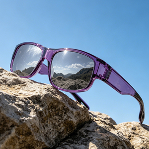 OEM TR90 Polarized Light Weight Full Rim Oversize <b>Frame</b> Fit Sunglasses UV400 Windproof Leisure Cycling Climbing Hiking Outdoor - Product Image 1
