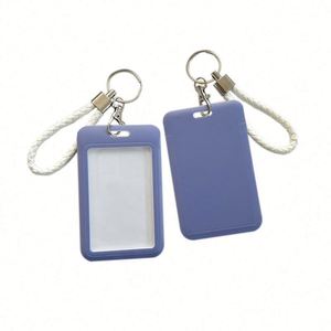 Multiple Styles Solid Color Plastic Badge Cover Staff <b>Name</b> <b>Tag</b> Cards Holders - Product Image 1