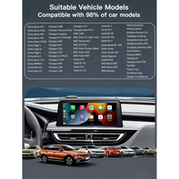 Boîte intelligente Carlink Carbitlink sans fil CarPlay Android Auto avec télécommande, WiFi intégré, Bluetooth, partage d'écran, universelle