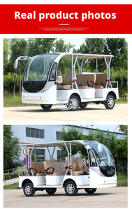 Véhicule touristique électrique en promotion, bus navette à batterie, fourni directement par l'usine avec certificat CE - Product Image 5