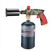 Lampe torche à gaz propane portative de haute qualité, flamme réglable, pistolet à flamme propane, lance-flammes pour pique-nique en plein air