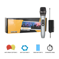 Microphone sans fil 2,4 GHz pour cours de déialectation, microphone capacitif