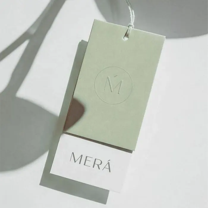 Custom Hang Paper Tag Labels Price Tags For Clothes Garment Clothing Hang Tags