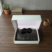 Caja de Cartón Corrugado Negro Mate con Logotipo Personalizado, Caja de Envío Plegable, Embalaje de Papel para Comercio Electrónico, Caja para Dildo