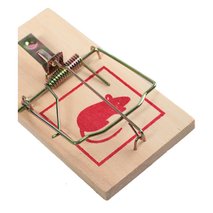 Bẫy Bấm Lò Xo Chuột Kích Thước Nhỏ Bằng Gỗ Bẫy Giết Chuột Bằng Kim Loại Gỗ Hành Động Có Kích Hoạt Mở Rộng - Product Image 5