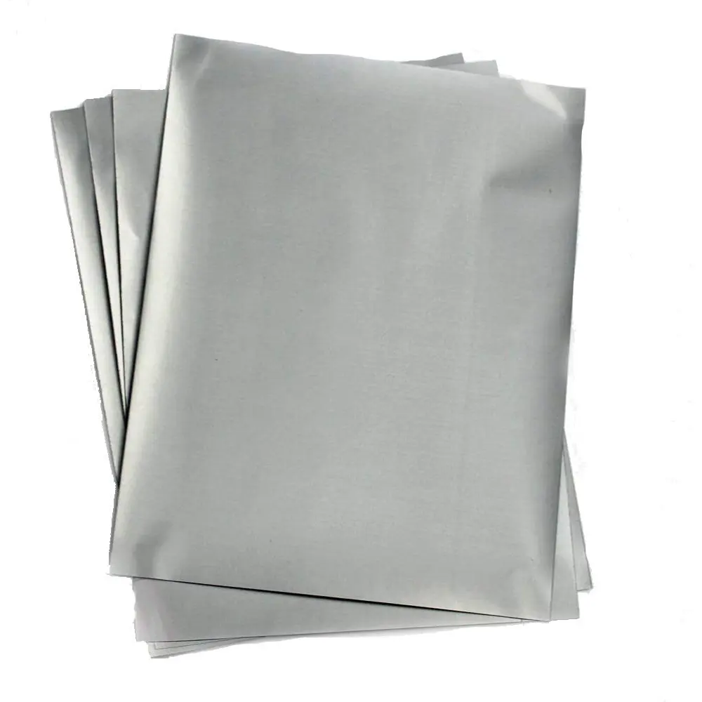 صفائح مخصصة A4 الفضة خدش ملصقات قابلة للالتصاق كبيرة ل DIY ورقة بطاقات صناديق