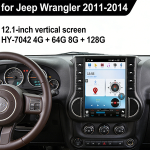 <span class=keywords><strong>Radio</strong></span> de Coche Android Vertical Personalizada OEM de 12.1 Pulgadas con Pantalla Táctil para Jeep Wrangler 2011-2014, Navegación GPS, Reproductor de DVD Estéreo para Coche - Product Image 4