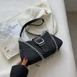 Lage Prijs Denim Sac Een Main Femme Custom Handtassen Voor Vrouwen Luxe Met Logo Groothandel-Handtassen-Gemaakt In China Vrouwen Handtas