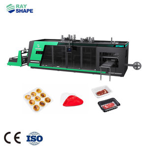 Lean Production Voll automatische 3-Stationen-Einweg-Clamshell-Kunststoff-Obstbox zur Herstellung von Lebensmittel behältern-PP/PET/PVC - Product Image 1