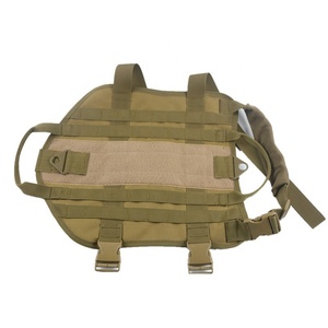Harnais réglable pour animaux de compagnie, longue laisse pour chien, gilet tactique pour chien, poitrine et <span class=keywords><strong>dos</strong></span> imperméables - Product Image 3