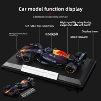 Modelo de Auto de Fórmula 1 Red Bull RB19 F2401, Escala 1:24, Licenciado y Original, de Aleación, con Simulación de Deslizamiento, un Exquisito Regalo Pequeño HX