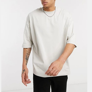 Custom Heavyweight 100% Cotton <strong>t</strong> <strong>Shirt</strong> Men's Oversized Drop Shoulders <strong>Half</strong> <strong>Sleeve</strong> <strong>T</strong> <strong>Shirt</strong> - Product Image 1