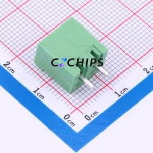 DB2EVC-5.0-2P-GN Plug-in Terminal Block P=5mm Connector Board-to-Board / Socket - Closed 1x2P 5mm Green - Product Image 2