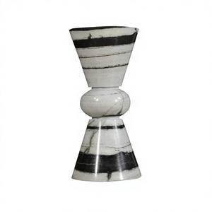 Mesita de Noche Moderna Hecha a Mano, 100% Mármol Natural, Sin Cajones, para Dormitorio, Sala de Estar, Apartamento, Casa de Campo, Hotel, Decoración de Comedor - Product Image 1