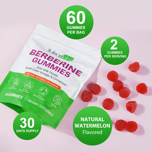 Hatmanlabs, Etiqueta Privada, suplemento de berberina vegana, gomitas de canela de berberina para pérdida de peso orgánica de primera calidad con cardo mariano - Product Image 5