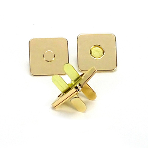 Nút Nam Châm Vàng Nhẹ Bán Buôn Siêu Mỏng 2.3Mm Độ Dày Nút Nam Châm Vuông Phụ Kiện Phần Cứng Hành Lý - Product Image 4