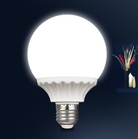 Ampoule LED Globale Design Lotus E27 Culot à Vis 3 Couleurs G60 G80 G95 Lumière 5W 7W 12W Couverture Blanc Lait Boule Bulle
