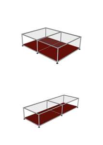 Mobile Decorativo Multiuso di Grande Capacità e Credenza - Arredamento Bar per Casa Adatto ad Appartamenti con Struttura in Acciaio Inossidabile - Product Image 2