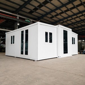 SUNRISE Luxury 3 Bedroom Expandable Prefabricated Villa Customizable Size Steel Container House Easy Installation Sandwich - Product Image 1
