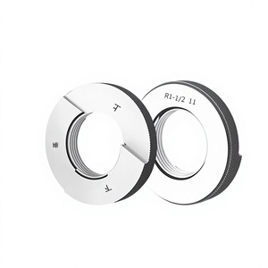 R/zg उच्च सटीकता टेपर पाइप थ्रेड रिंग गेज (55) 1/8 1/4 3/8 1/2 3/4 1-1/4 - Product Image 1