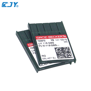 Aiguilles de machine à coudre GROZ-BECKERT UY 118 GBS GHS <span class=keywords><strong>FLX</strong></span> 118 GBS pour surjeteuses / machines à 4 aiguilles et <span class=keywords><strong>6</strong></span> fils - Product Image 3