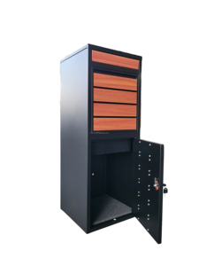 Grande boîte <span class=keywords><strong>aux</strong></span> <span class=keywords><strong>lettres</strong></span> de jardin allemande, boîte à colis extérieure pour la maison, boîte à colis en acier galvanisé - Product Image 6